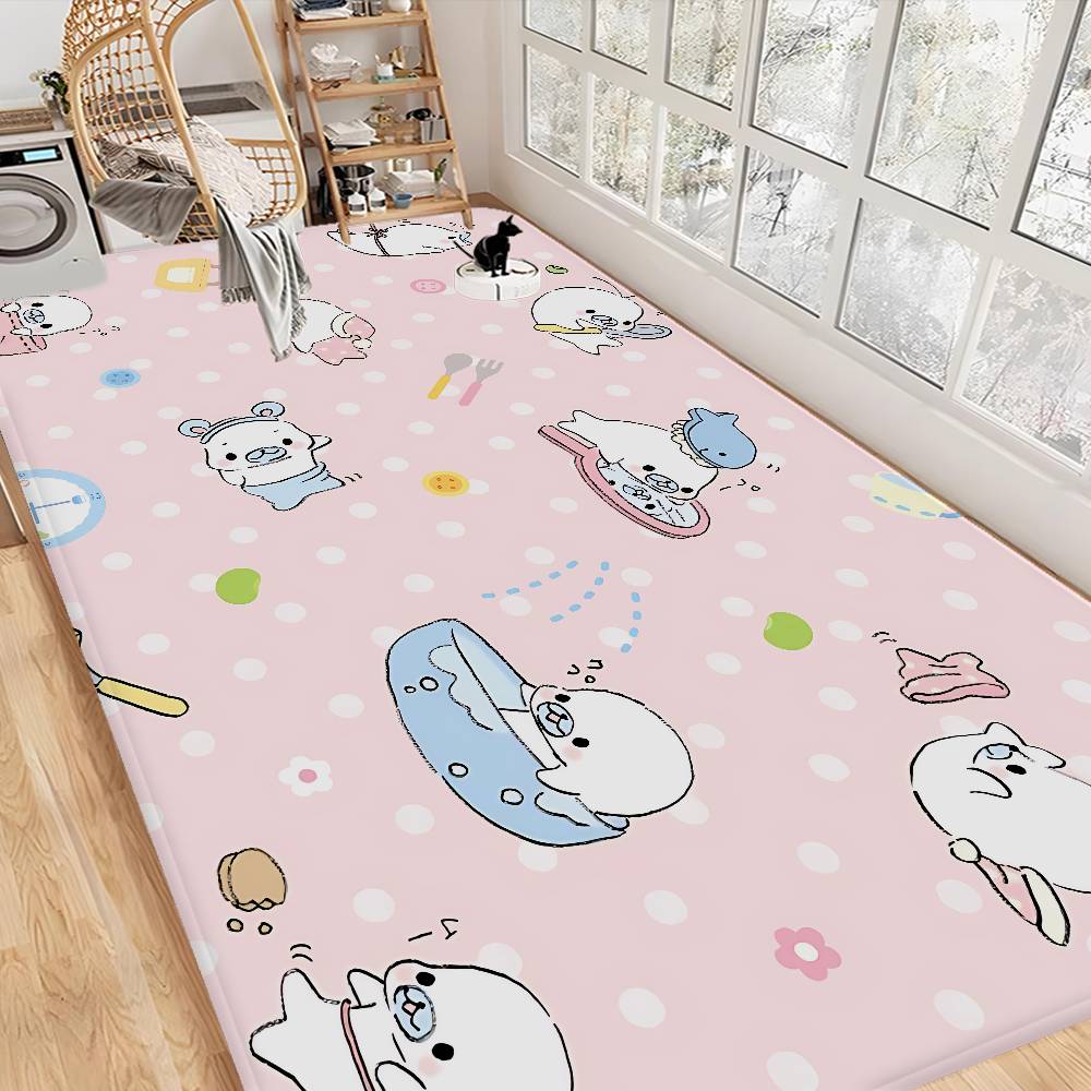 CUTE M-Mamegoma Floor Carpet Nordic Style Home Doormat Bathroom-Toilet Mats Bedroom Hotel Decor Mat