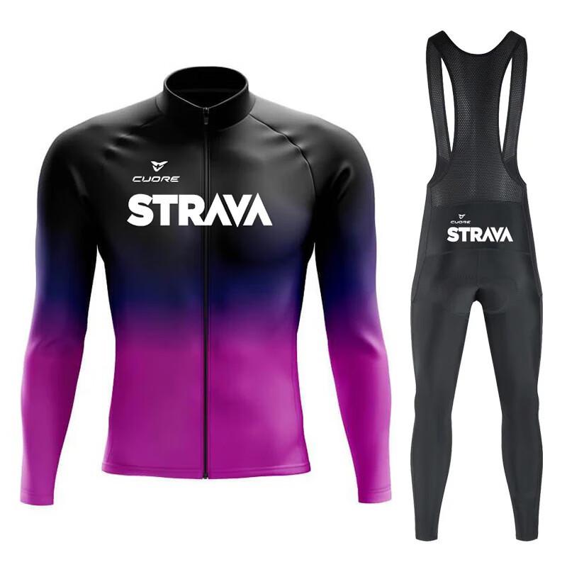 Unisex Quick-Dry Long Sleeve Cycling Jersey M