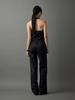 Chosyu Wool Pintuck Straight Pants (Black)