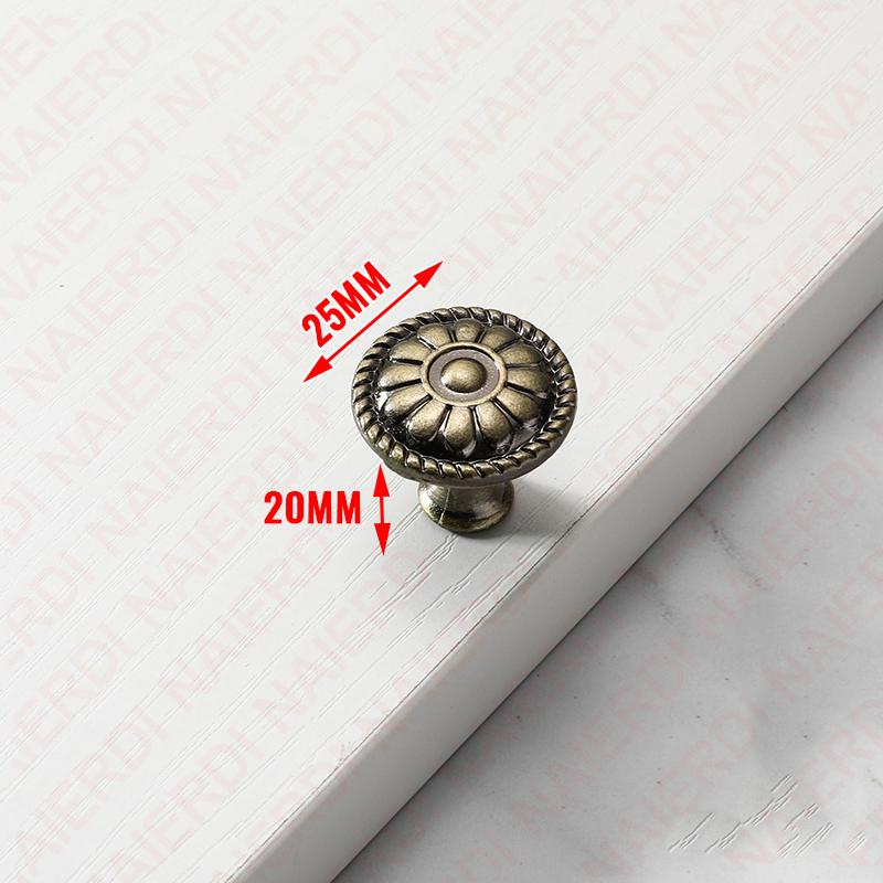 NAIERDI White Rose Flower Kitchen Cabinet Handles European Zinc Alloy Bronze Door Handles Drawer Knobs Furniture Hardware