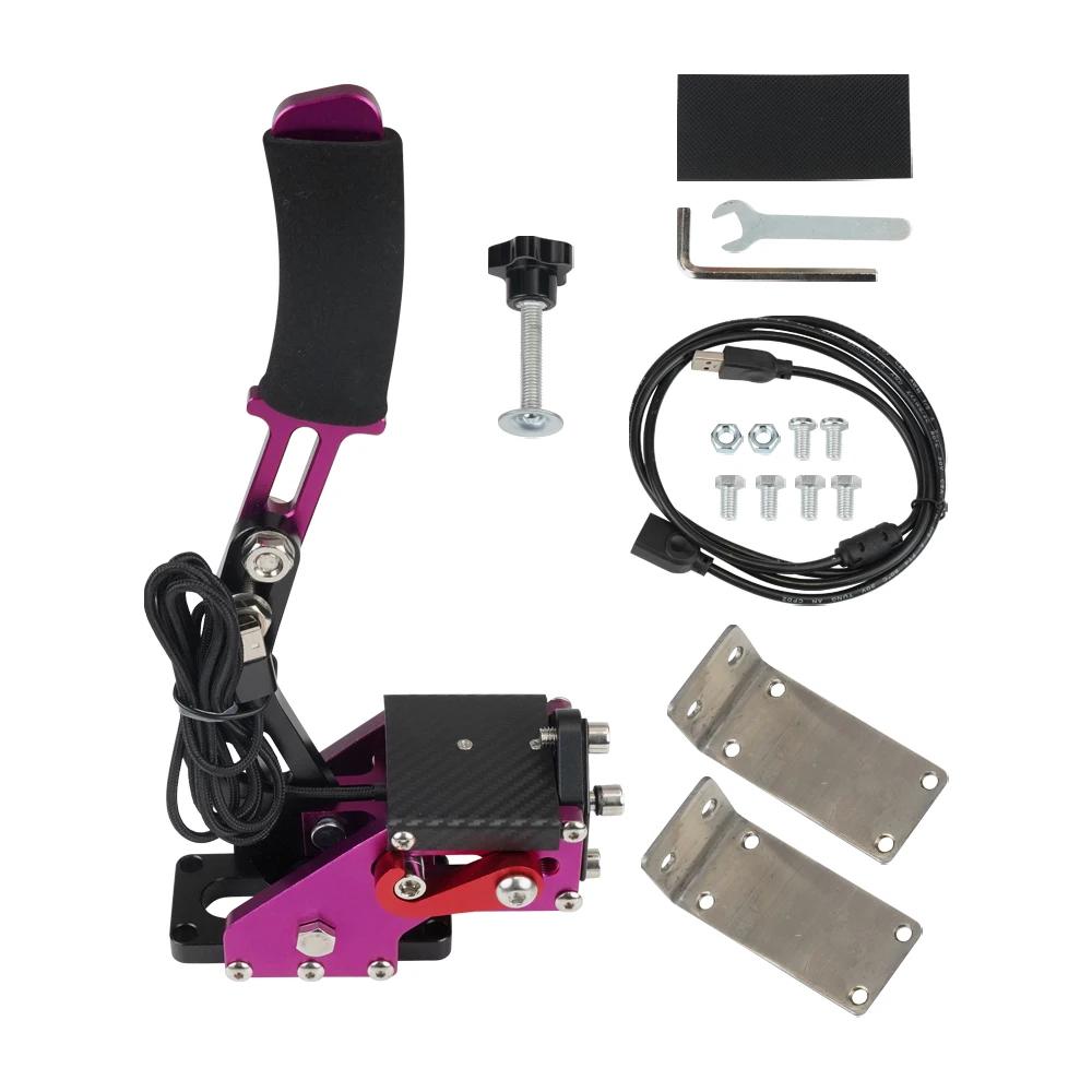 SIM de freno de mano USB para juegos de carreras de PC G25/27/29 T300 T500 Fanatecosw Dirt Rally, sistema de freno de mano rojo, negro y azul HB-1009