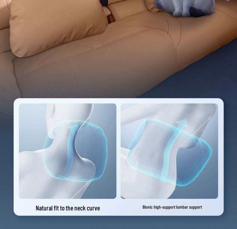 Geely Galaxy A7 Interior Accessories: Headrest, Lumbar Support, Neck Pillow, Neck and Waist Protection