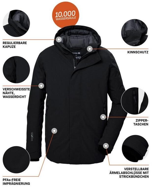 Зимняя куртка G.I.G.A. DX by Killtec Funktionsjacke GW MN JCKT schwarz