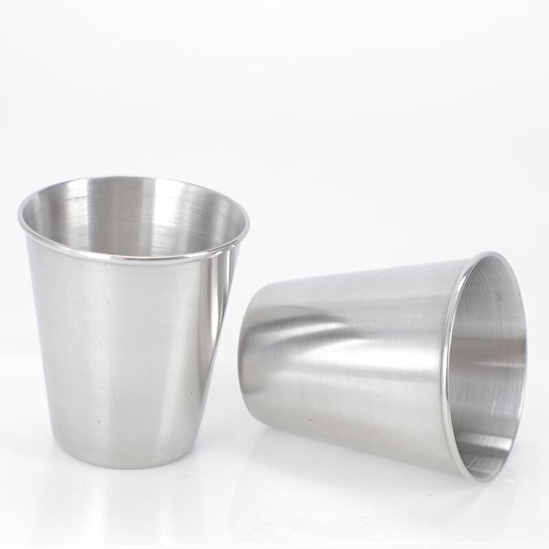 Shangqi 70ml 316 Stainless Steel Rolled Rim Baijiu Cups
