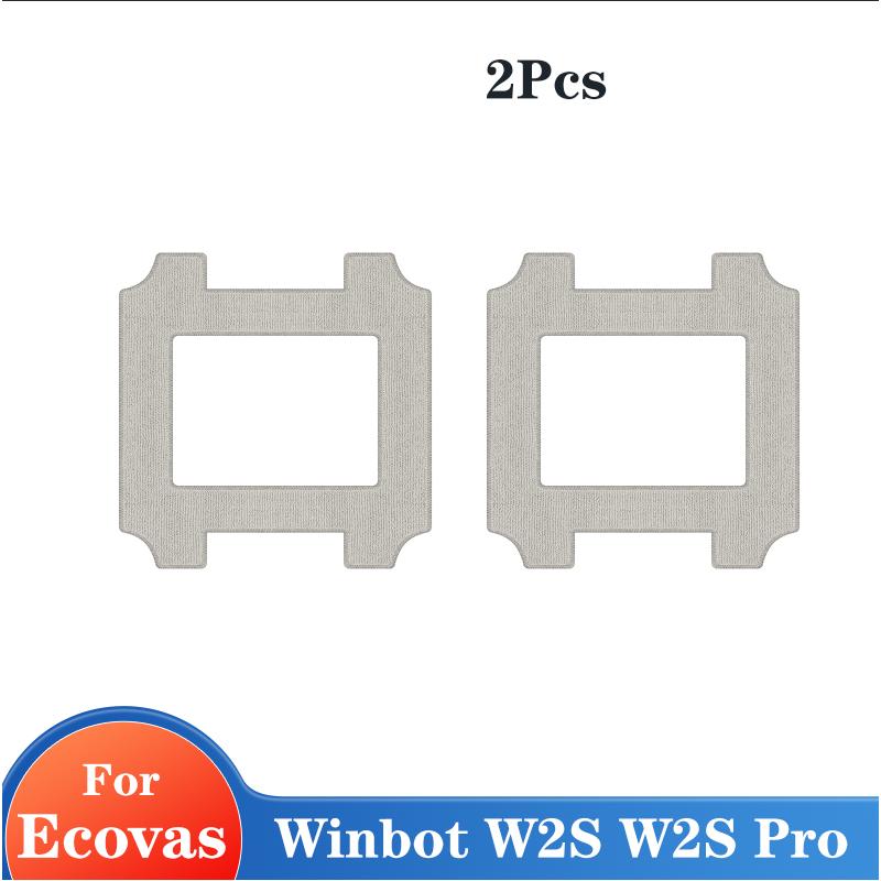 Mops Cloth Kit for Ecovacs Winbot W2S W2S Pro Replacements Window Rag Mop Pads For Robot Vacuum Cleaner Accessories Cloth Set