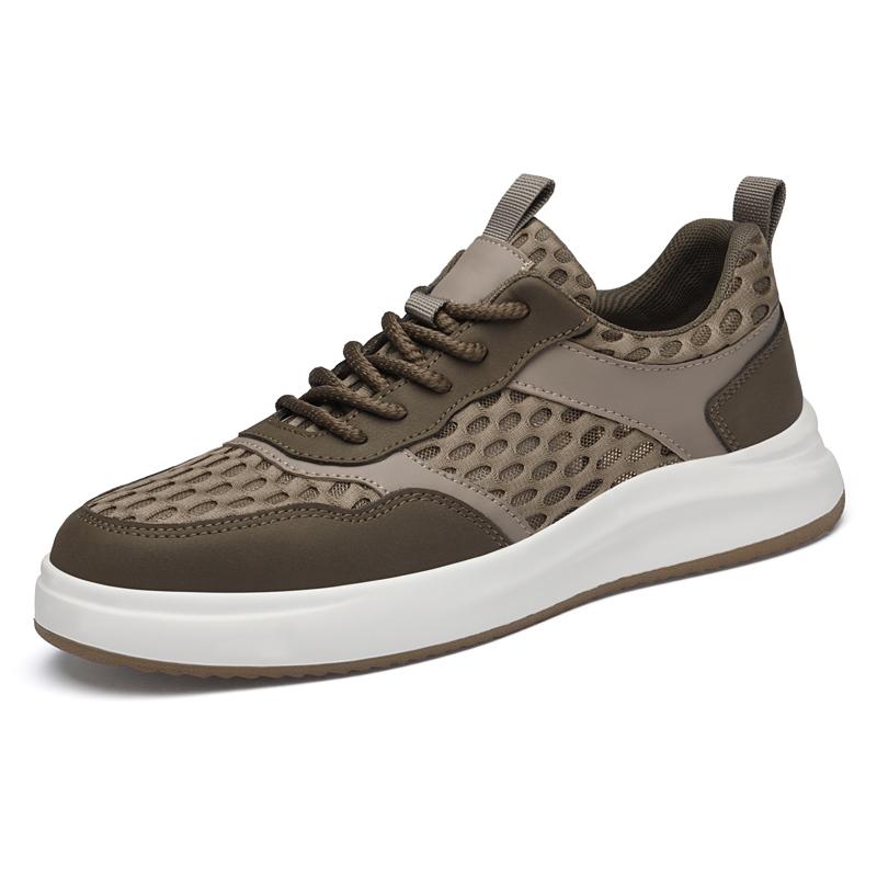 

Fashion Casual Leather Men Sneakers Versatile Lace-Up Casual Shoes Comfortable Skateboard Footwear Stylish Male Tenis Masculino Trainers 45