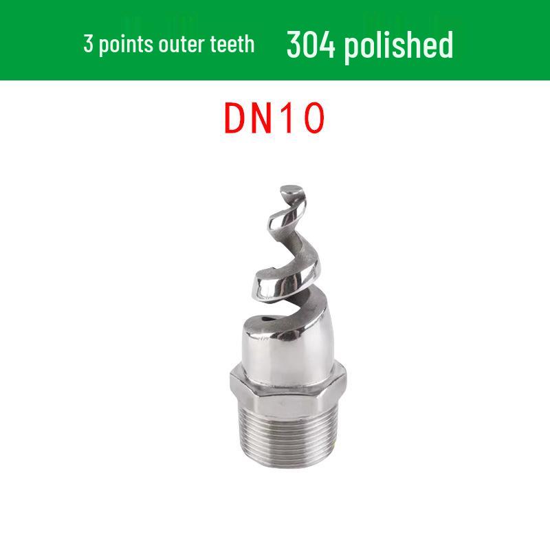 Stainless Steel Anti-Clog Spiral Spray Nozzle for Cooling Tower & Fire Protection