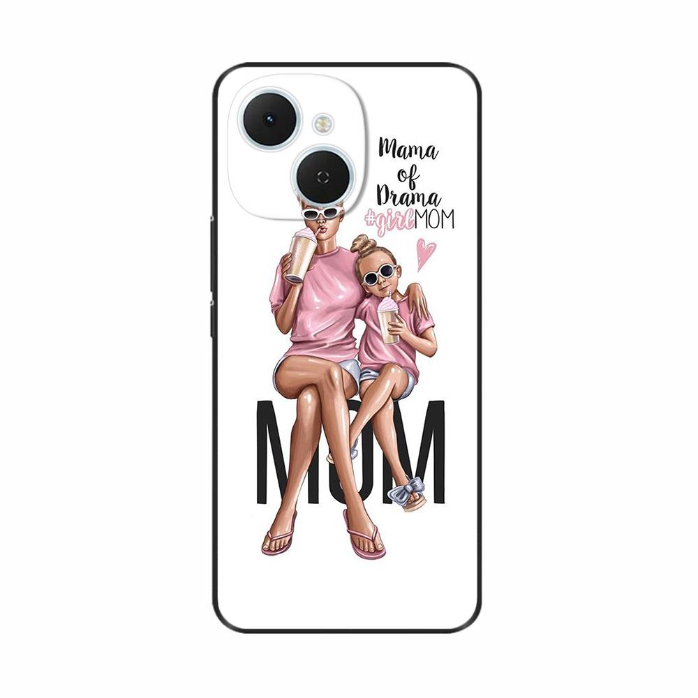 For Tecno Spark 40C Case Flowers Soft Silicone TPU Phone Cases For Tecno Spark 40C Shockproof Cool Wolf Flowers Protective Cover