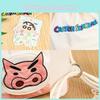 Cute And Cozy Crayon Shinchan Plush Toy Drawstring Backpack Large Capacity Design