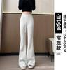 Micro-pull Sweatpants Women's New Autumn High-waisted Thin Flared Sweatpants Casual Small Velvet Horseshoe Pants
