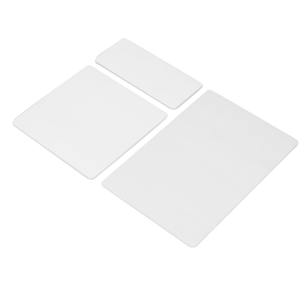 3Pcs Die Cutting Pad 22x15cm 15x15cm 15x6.5cm Plastic Standard Die Cutting Machine Plate