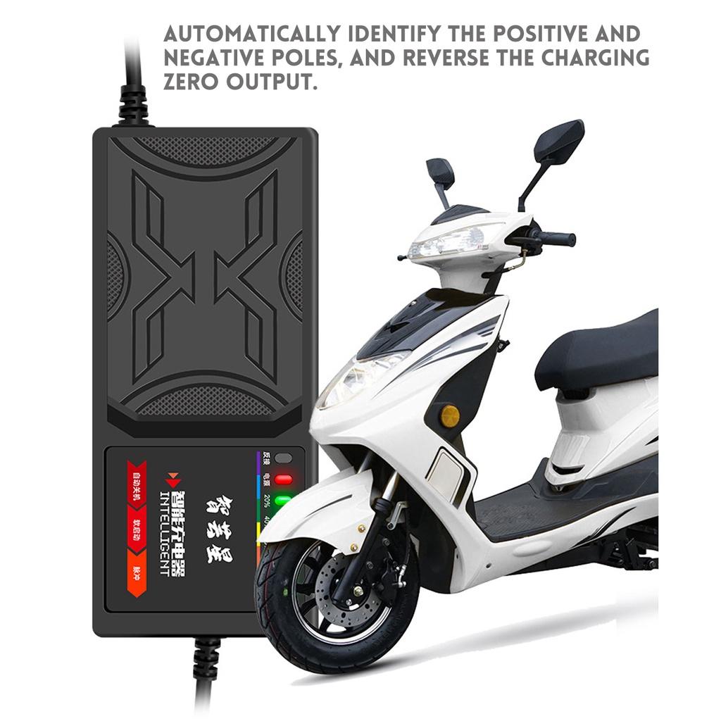 Electric Vehicle Charger With 7 Light Display Power Display Current Protection/ Leakage Protection/full Pulse