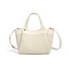 Soft Lichee Pattern Leather Handbags Ladies Versatile Retro Style Genuine Leather Tote Bag Large Capacity Shoulder Shopping Bags