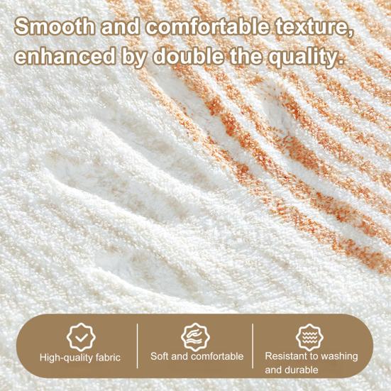 Fußmatte Doppelseitige Rutschfeste Rückseite Weiche Imitat-Kaschmir-Beflockung Türvorleger 3D Sonnenblumen-Design Küche