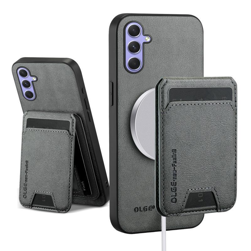 Suitable for Samsung Galaxy A545G Mobile Phone Case A34 Cow Pattern Leather Magnetic Card Case New A24 Light A14