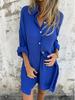 European & American Women's Cotton Linen Two-Piece Set: Solid Color Long Sleeve Crinkle Shirt and Casual Shorts (2025)