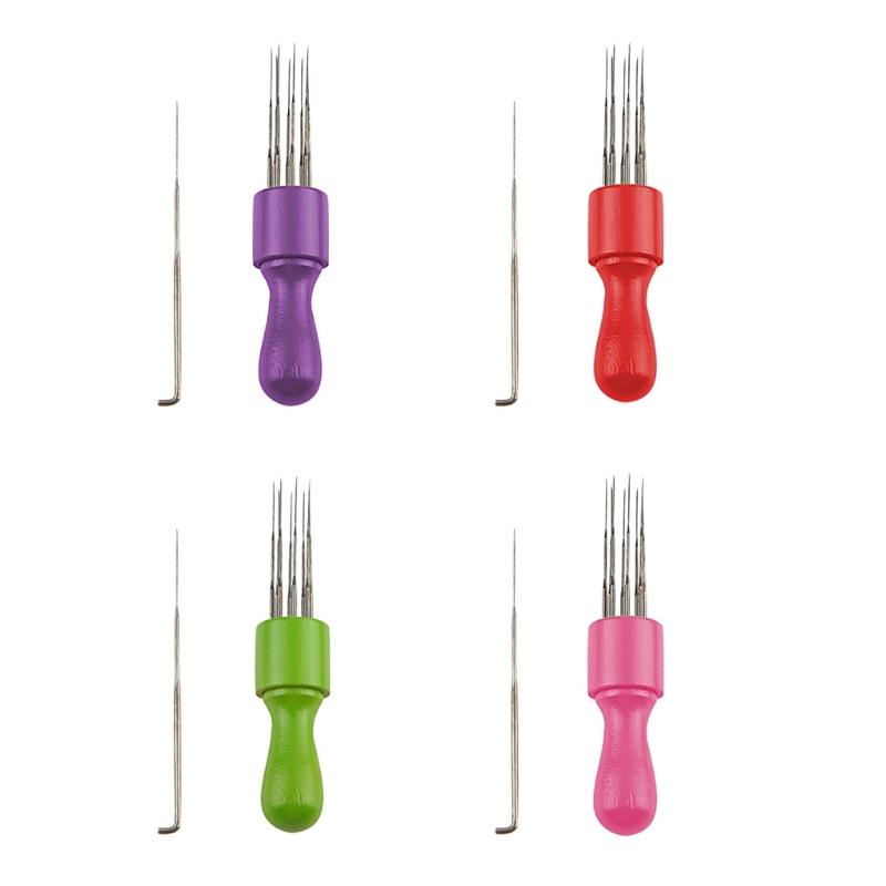 Wool Felt Pen with 8 Needle  Felting Tool Wool Felt Product Handmade Crafts Project Making Present Accessories