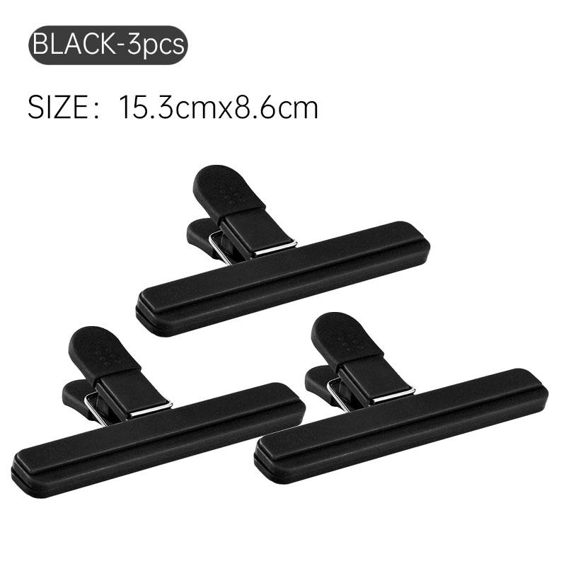 1/3Pcs Portable Large Chip Bag Clips Plastic Assorted Sizes Food Snack Seal Sealing Clip Sealer Clamp Kitchen Storage Accessorie