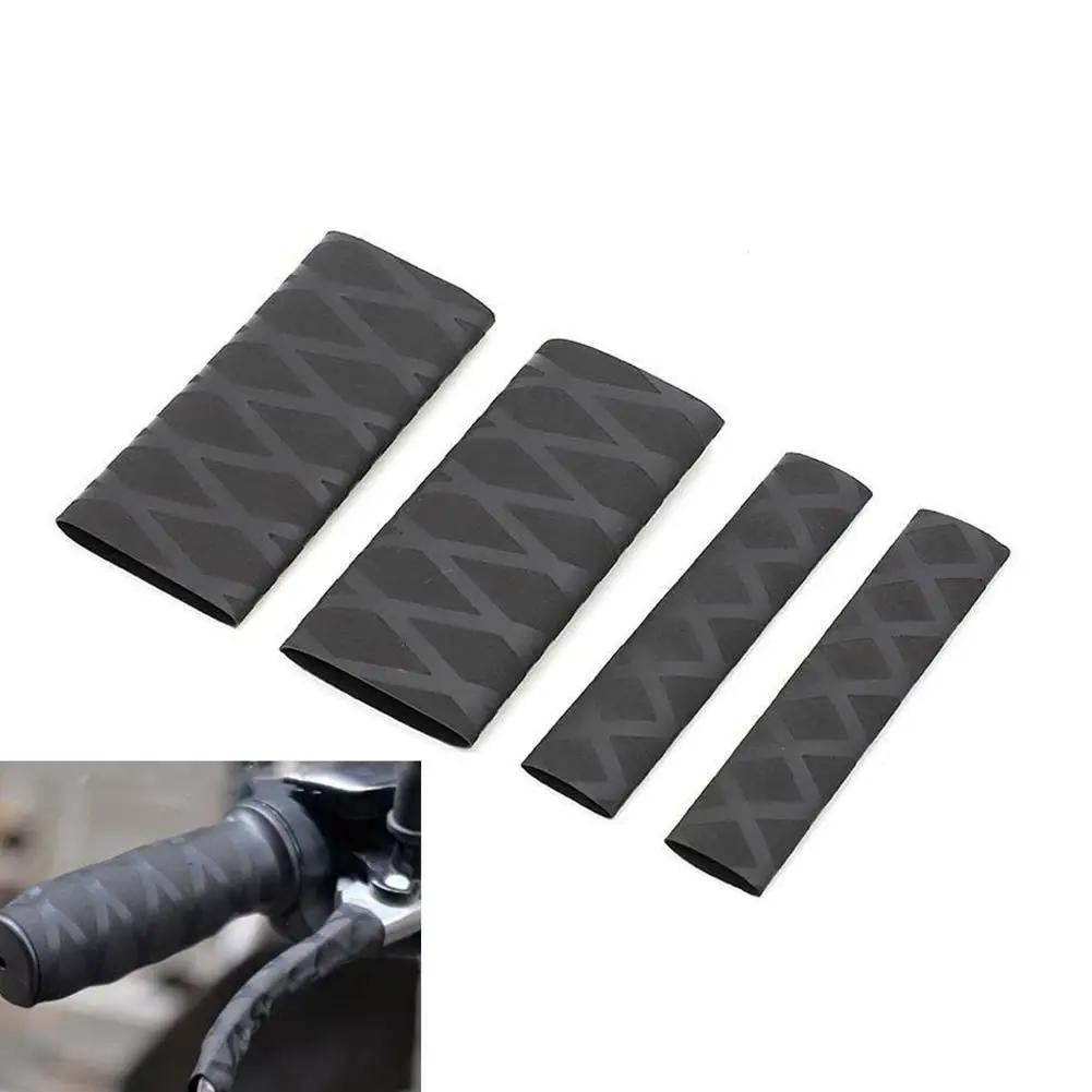 Universal Heat Shrinkable Motorcycle Grip Cover for BMW R1250GS R1200GS LC ADV F750GS F850GS F900R Non-slip Rubber Non-Marring