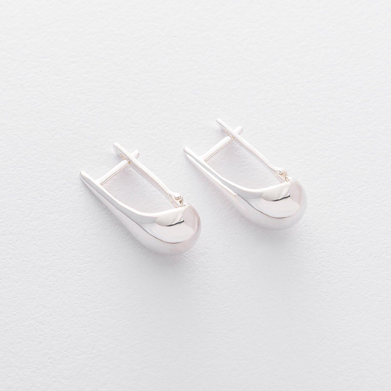 

Маленькі сережки Скромність у сріблі Oniks 2.6 cm срібний