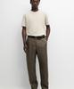 Masimodutti 100% Linen Washed Total Look Pants