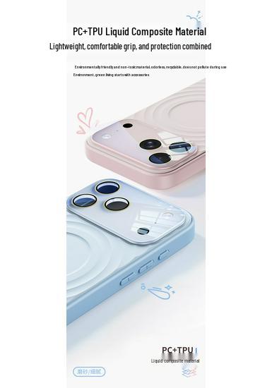 iPhone 17 Pro Max Magnetic Wave Pattern Protective Case