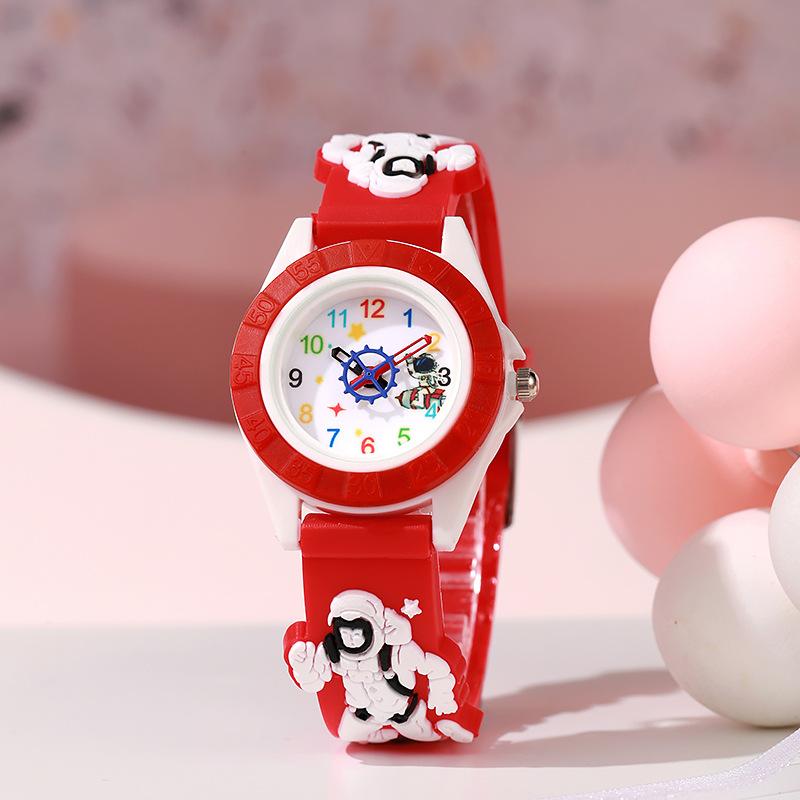 Fashion Silicone Astronaut Animation Cartoon Watch Kindergarten Elementary School Watch Children S Quartz Watch