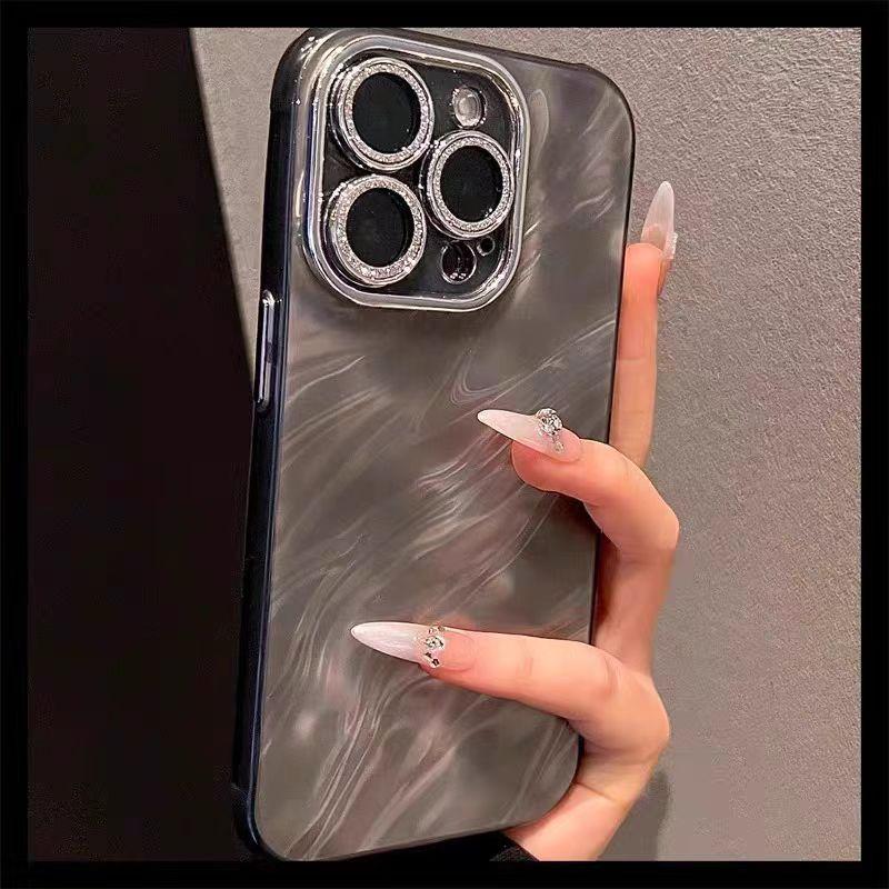 Anwendbar auf Apple 16 Handyhülle Magnetischer Spiegel Strass 13/14 Vollständig umschließend IPhone 15 Promax High-End-Feeling