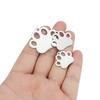 Personalisierter Namens-ID-Anhänger Hohlpfote Anti-Verlust Katzenhalsband Graviertes Personalisierbares Namensschild Haustier DIY Zubehör