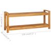 120 cm Solid Wood Bench Teak