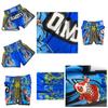 Muay Thai Kickboxen Boxen MMA UFC Karpfenfisch Freizeitshorts Fitnessstudio Sport Unisex Männer Frauen Fitness Workout Schnelltrocknend Druck Elastisch Hohe Taille Training
