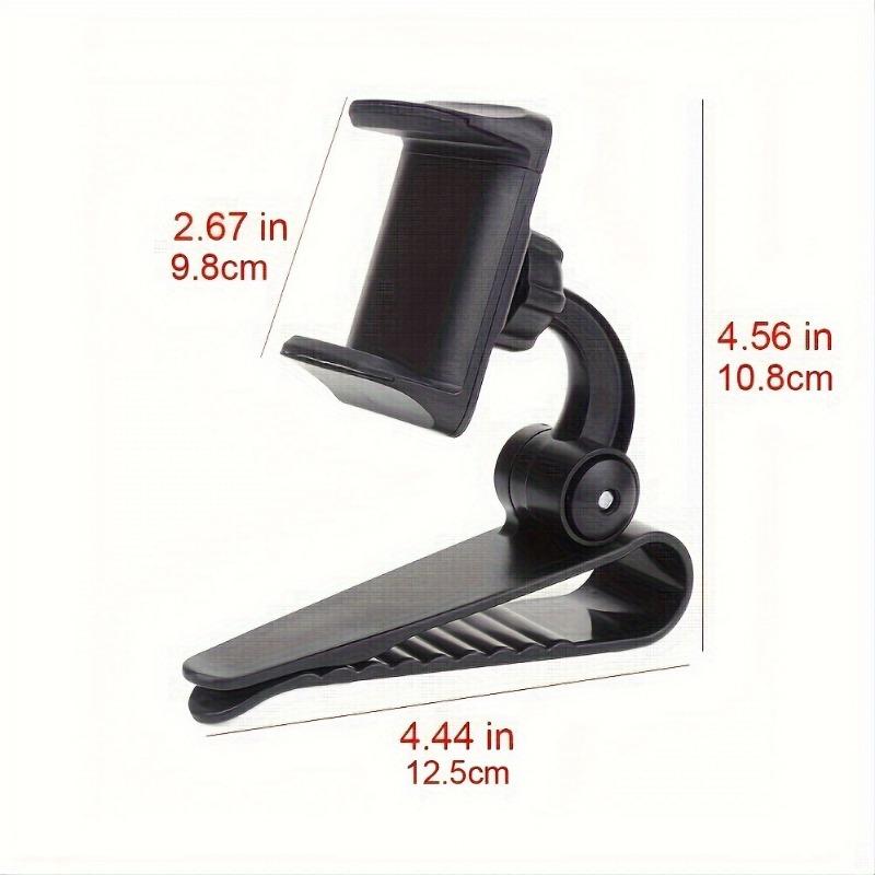 Drive with Our Universal Sun Visor Phone Mount - 360 Rotating Car Phone Holder Compatible with All Smartphones