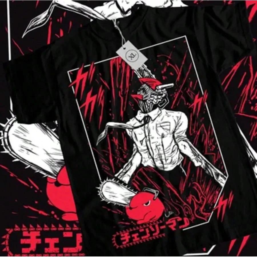 Denji Power Black Funny T Shirt Unisex 3 S