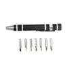 Multipurpose Screwdriver Set 8 in 1 Mini Hand Pen Screwdriver Magnetic Type Multipurpose for Fine Screws