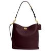 Willow 28 Bucket Bag With Turnlock Closure Women Shoulder Bag Merlot CW624-B4MER