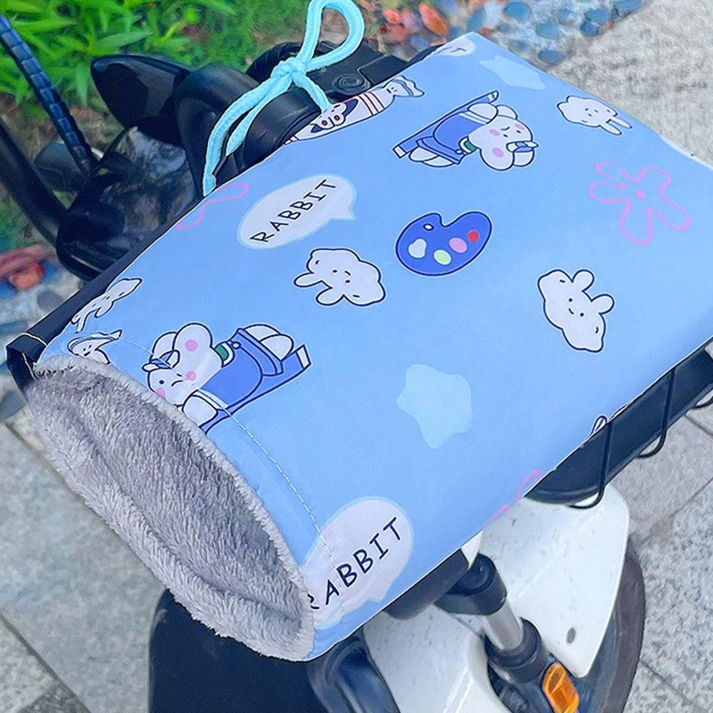 Thickened Motorcycle Handlebar Gloves Coldproof Waterproof Windproof Handle Covers  Autumn Winter