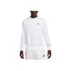 Nike Logo Embroidered Crew Neck Sweatshirt Men Tops White FZ5203-100