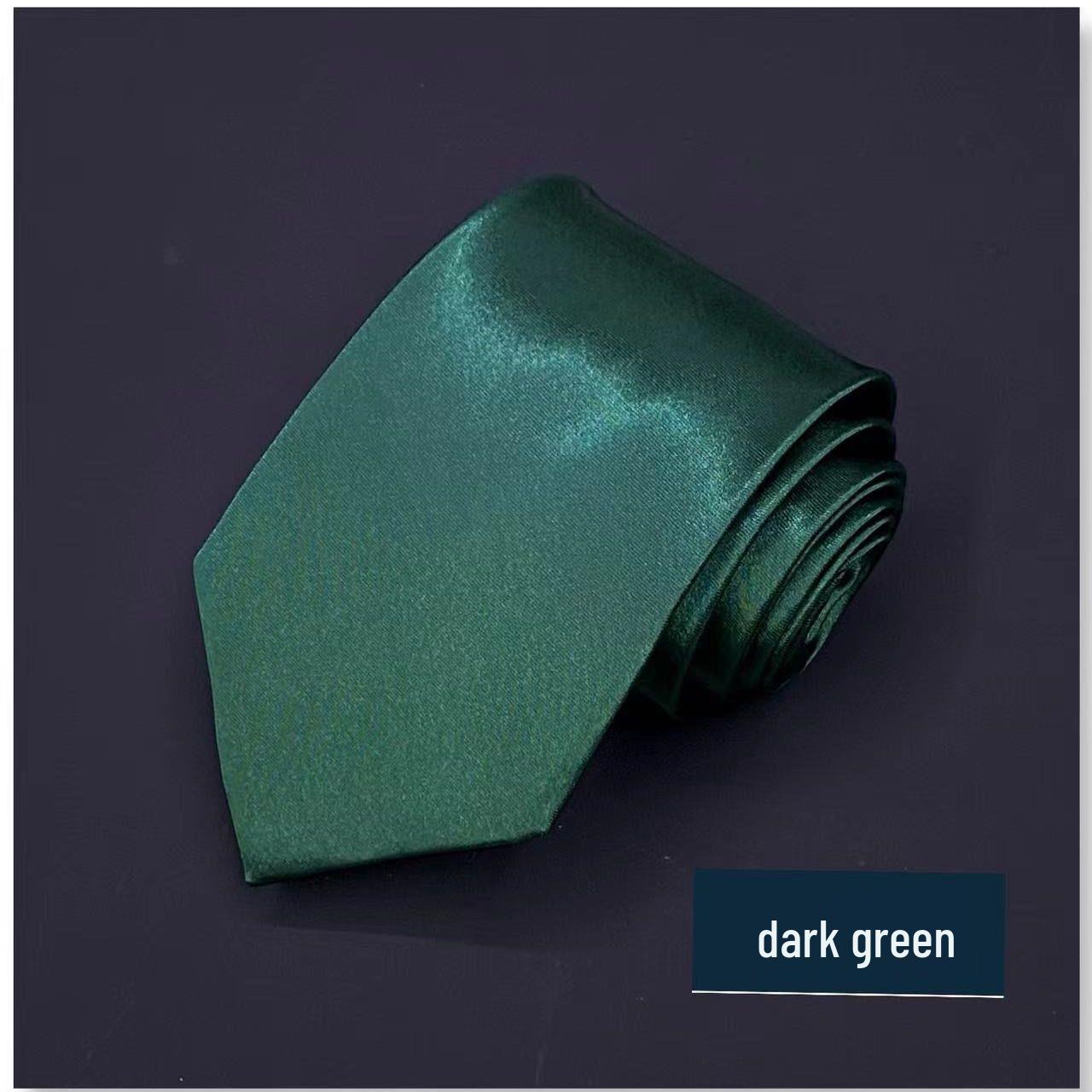 

8cm Men s Solid Color Polyester Silk Tie - Available in Multiple Colors