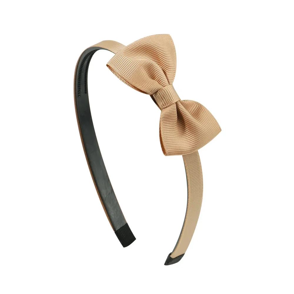 1pcs Cute Solid Color Ribbon Handmade Hair Bows Hair Bands for Girls Headband 20 Colors Cute Children Kids Baby Hair Accessories