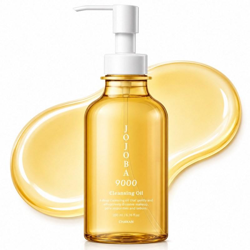 Gentle Jojoba Deep Cleansing Oil for Blackhead, Sebum, and Dead Skin Cell Removal, 1 pcs, 200ml