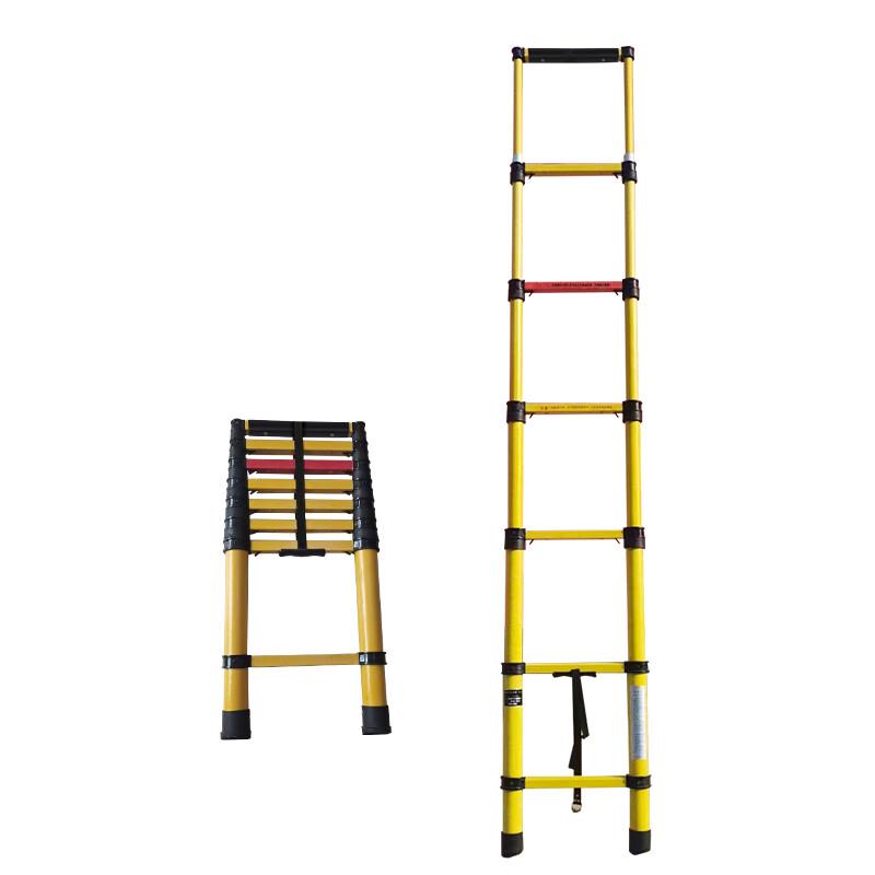 Junan Insulated Fiberglass Telescopic Ladder