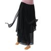 Klassische Tanzhose Tänzerin Übung Performance Chinesisches Chiffon Flatterndes Weites Locker fallendes Rock Culotte Weites Bein Locker Fließendes Kostüm