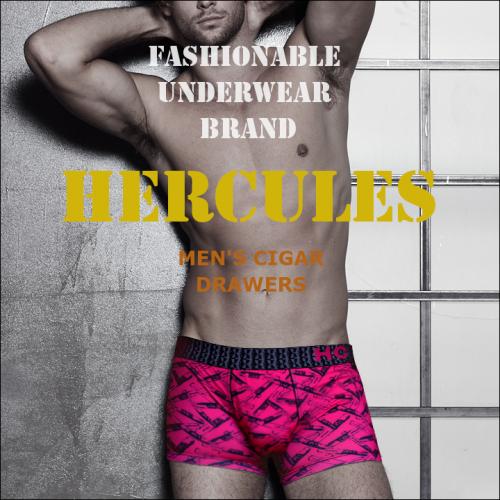 

[Hercules Нижнее белье] Яркие Розовые Узорчатые Короткие Трусы HB2DR108M1 [Отправка из Кореи] 100% Оригинал 95