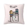 Enfermera En Apuros Doctor Nurse Medical Throw Pillow Case Bedroom Decoration Sofa Cushion Cover Polyester Soft Pillowcase