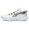 New LiNing Badfive 2 Low Anti Slip And Wear Resistant Rebound Low Top Outdoor Performance Basketball Shoes Men's Ecru ABFS003-13