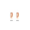 Ear Buckle, Simple Row Diamond Zircon Earrings For Women, Small Fresh Round Small Earbone Studs