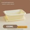 SIVIR 650ml Disposable Corn Starch Food Containers