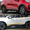 Car Door Side Stickers Auto Body Motor Sport Styling Graphics Cover Decals Decoration Accessories For Kia Sportage 3