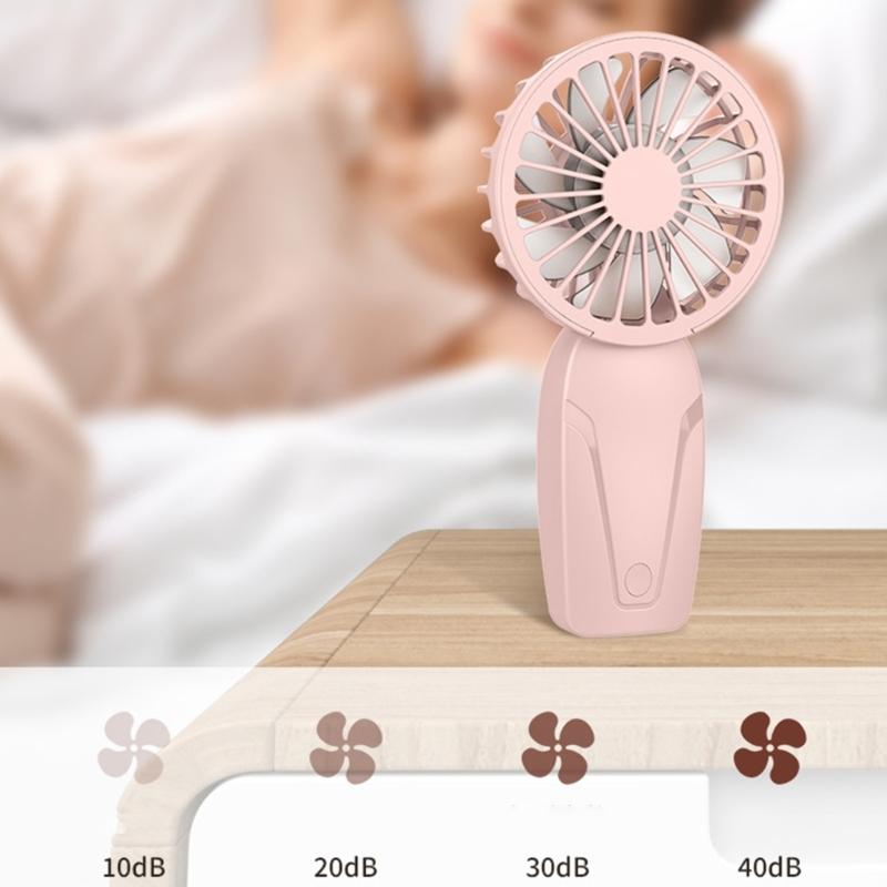 Handheld Fan Portable Fan Rechargeable Small Pocket Fan with 3 Speed USB Fan for Office Outdoor Indoor Pocket Fan