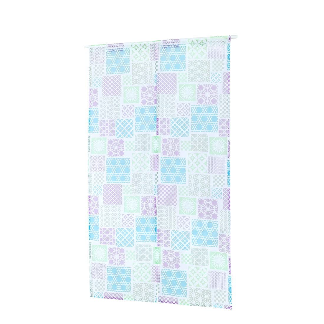 

Noren Kiriko Noren 150cm length Openwork pattern Stained glass [TOMO CORPORATION] (Blue) синий